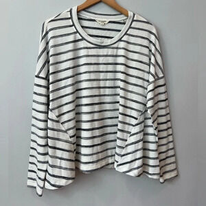 Max Studio  London Striped Long Sleeve | Size Small